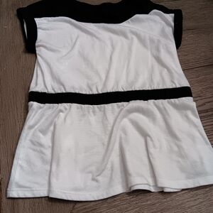Girls Size Medium, Total Girl Black and White Top